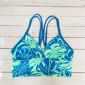 PINK Victoria's Secret tropical Pink Sport bikini top
